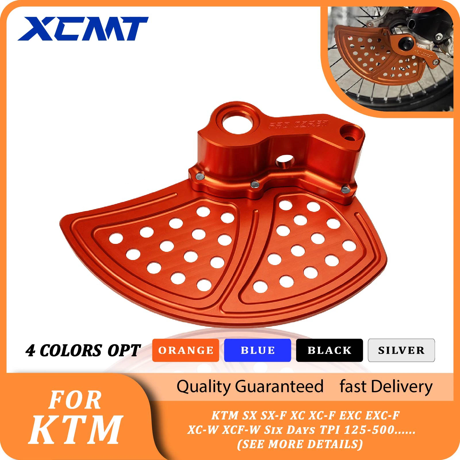 Motorcycle Front Brake Disc Guard Protector Cover For KTM EXC EXC-F XC-W XCF-W SX SX-F XC XC-F 125 200 250 350 450 500 2016-2023