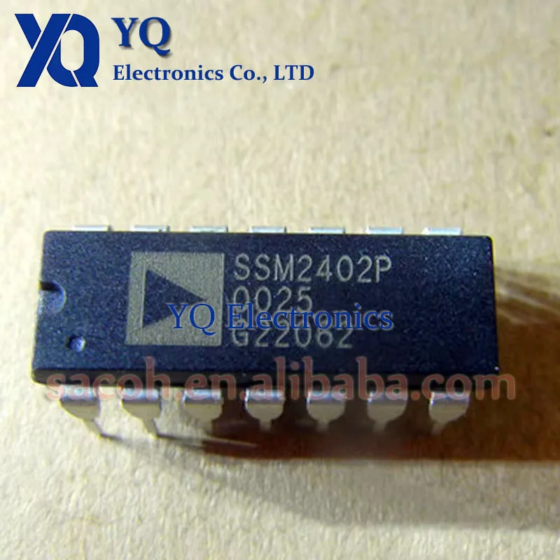 2PCS/lot New OriginaI SSM2402P SSM2402 or SSM2402S or SSM2412P or SSM2412S SSM2412 DIP-14 Dual Audio Analog Switches