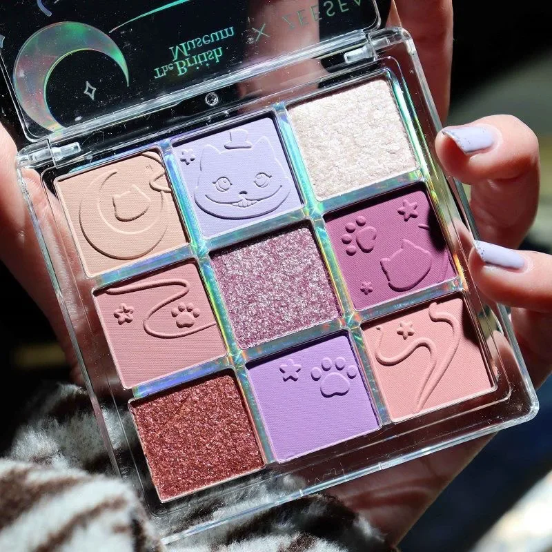 9 ألوان ZEESEA Alice Eyeshadow Palette ماتي بريق المهنية مقاوم للماء طويلة الأمد ظلال العيون يشكلون لوحة