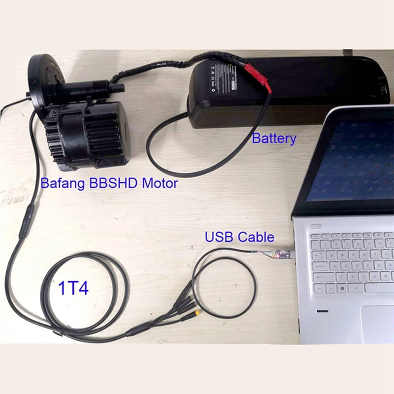 New Hot Electric Bike USB Programming Cable for Bafang BBS03 BBSHD Programming Mid Drive Motor BBS01 BBS02 Ebike for Bafang