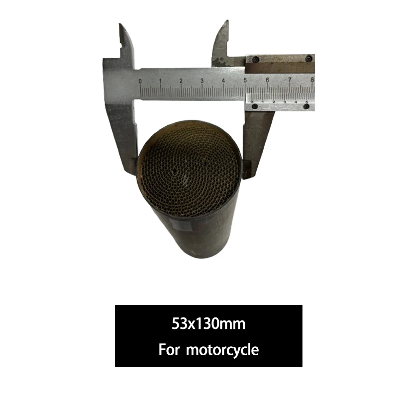 53*130mm motorcycle exhausts system catalytic converter Euro4/5/6 metal honeycomb substrate autobile catalyst liner