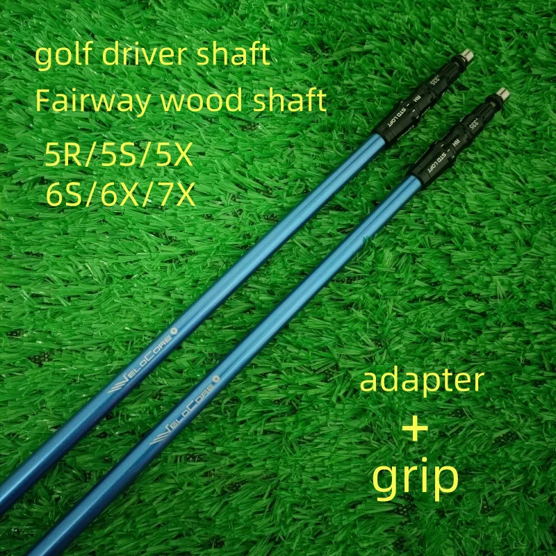 Blue Golf Drivers Shaft, Eixo De Grafite, Eixos De Madeira, Manga De Montagem Livre e Punho, 5 6 7 S R X, Novo, 2022