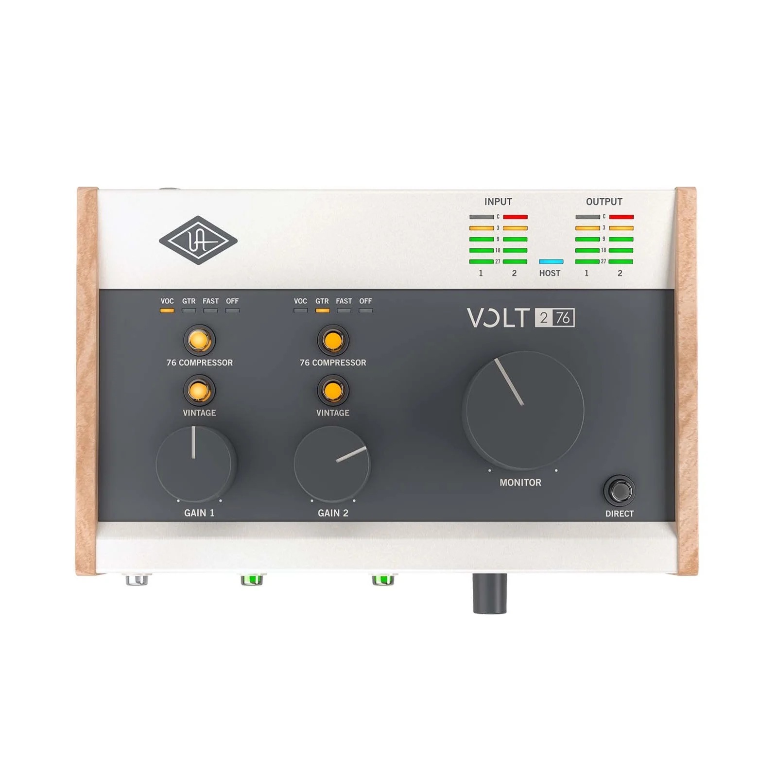 UA Apollo Desktop 2-in/2-out USB 2.0 audio interface 24-bit/192 kHz audio conversion for Mac, PC, iPad & iPhone VOLT 276