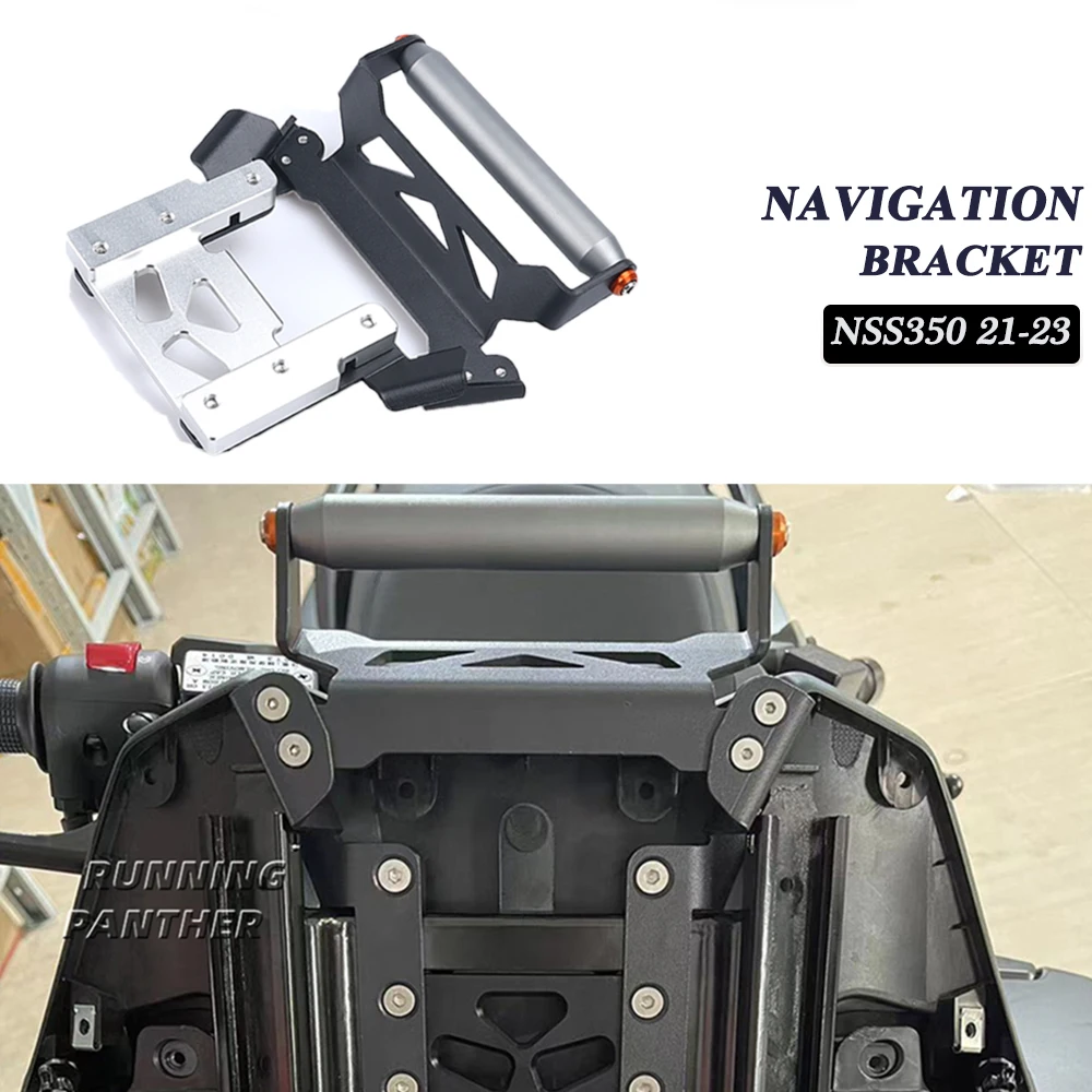 NEW For Honda NSS 350 NSS350 2021 2022 2023 Motorcycle GPS Phone USB & Wireless Charger Navigation Bracket Holder Mount Stand