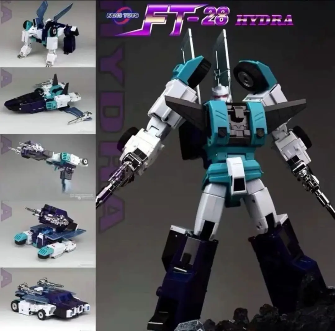 Transformation FansToys FT-28 FT28 Hydra SIXSHOT Alloy Parts  Action Figure Toys with Box