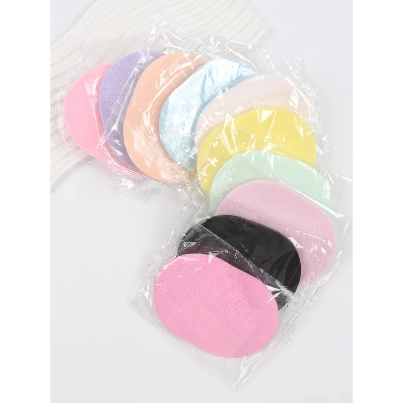 10 Pieces of Random Color and Shape Face Wash The Face Sponge Scrub Exfoliating Facial Pad Is a Reusable Makeup Remover Suitabl