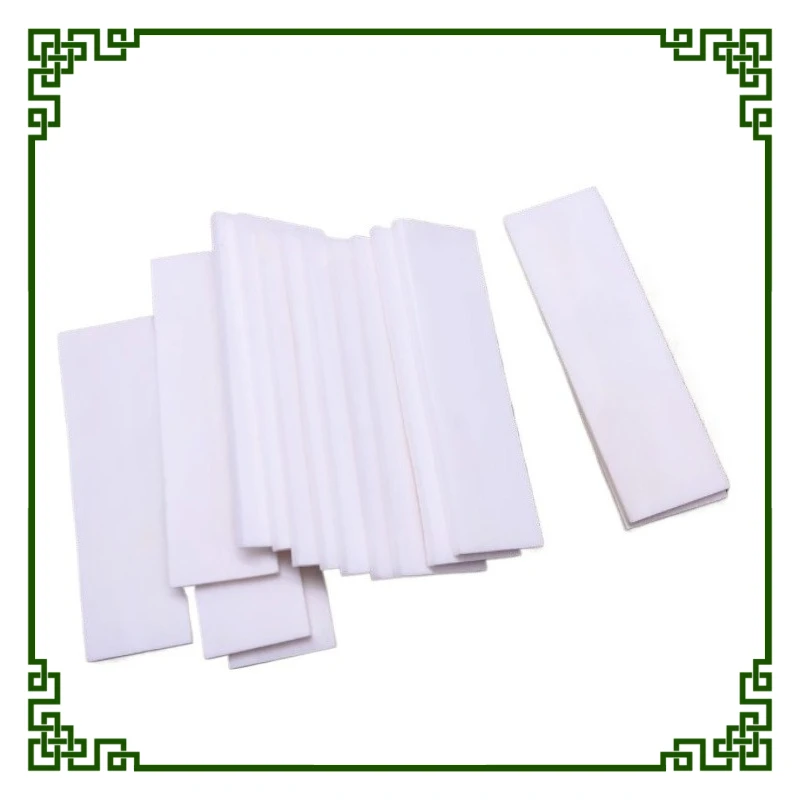 

4pcs Buffalo Bovine Bone Knife Handle Scales Slabs DIY Making Material 100x25x4mm