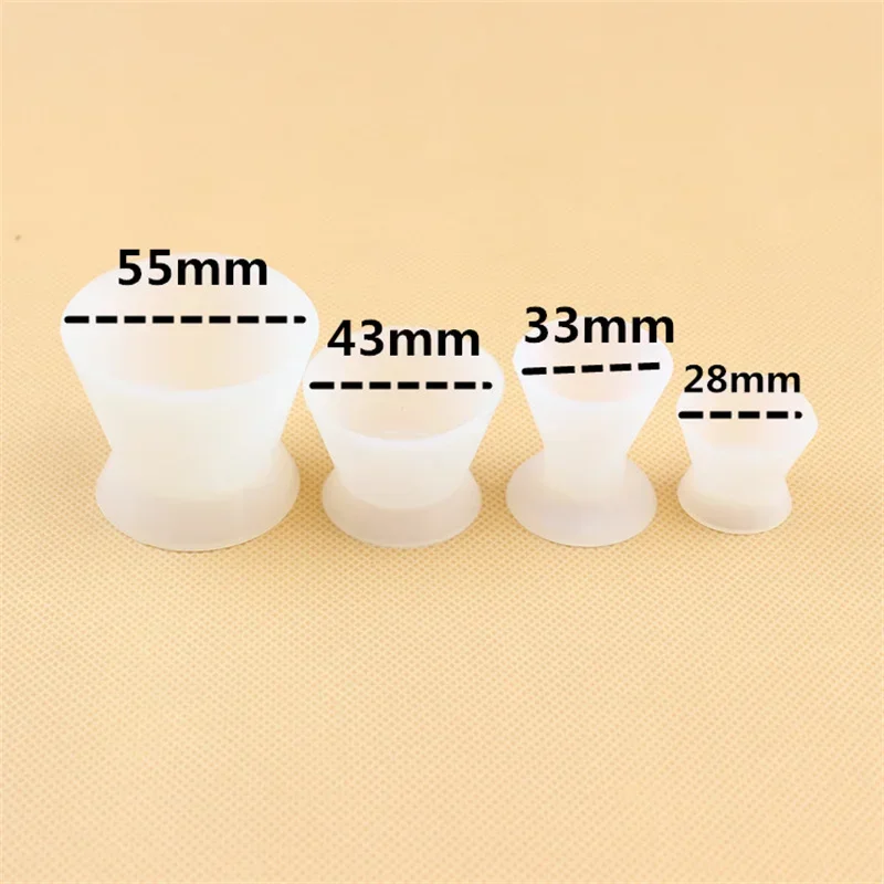 

4pcs/set New Self-solidifying Cups Dental Lab Silicone Mixing Cup Dentist Dental Equipment Rubber Mixing Bowl