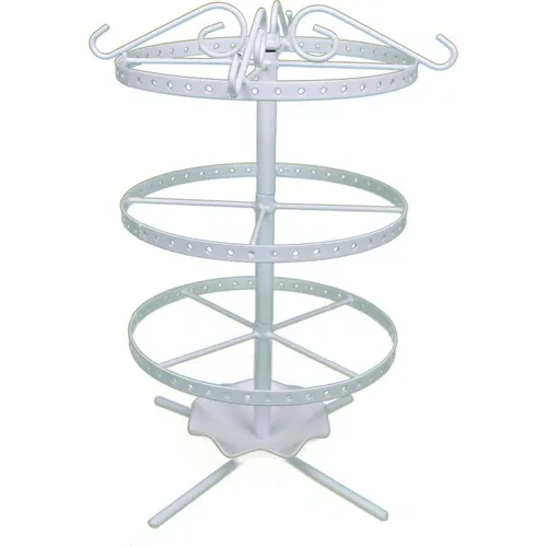 Naz Design Wrought Iron Rotary Küpelik 3 Layer White