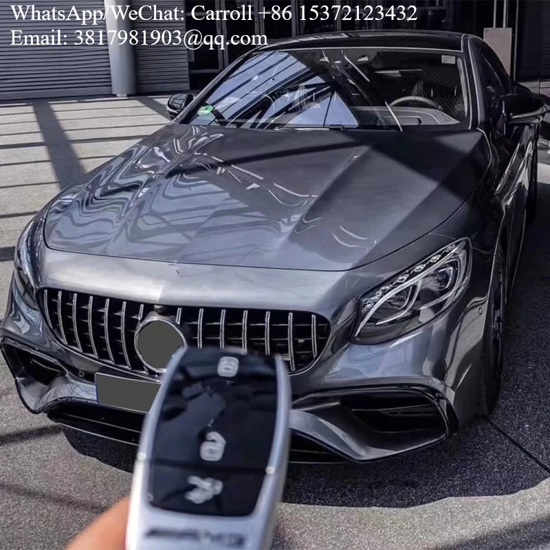 

S-Class C217 W217 Coupe S65 GT Style Front Grille 2014-2020 Year For W217 Plastic Material Car Grills Front Grill