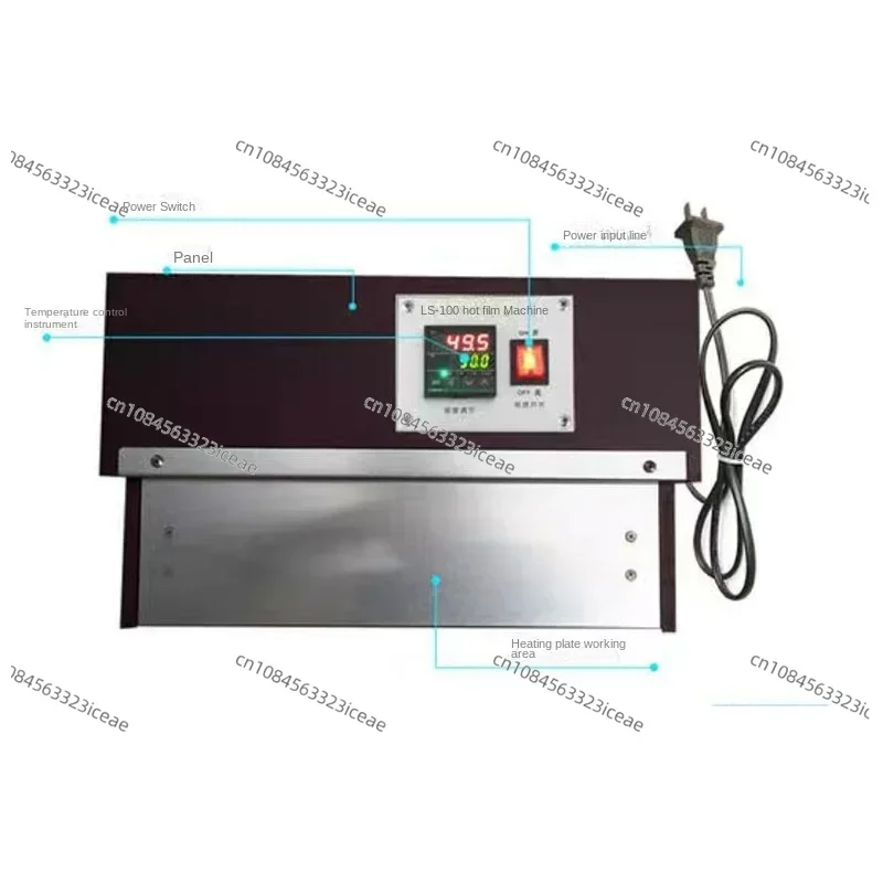 

220V temperature control Perfume Tobacco Poker Box Electric Heating Film Shrink Packaging Machine Transparent Hot film machine