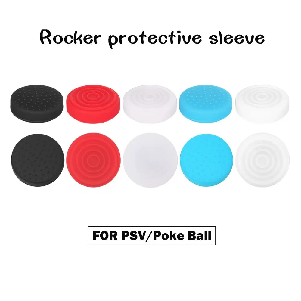 6pcs Silicone Thumbstick Grip Cap Joystick Analog Protective Cover Case For Sony Play Station Psvita PS Vita PSV 1000/2000 Slim