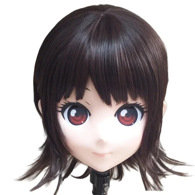

(RAIGEKI MAKS 61) Resin 3/4 Head Female/Girl Kigurumi Anime Cosplay BJD Masks Crossdress Japan Role Lolita Crossdressing
