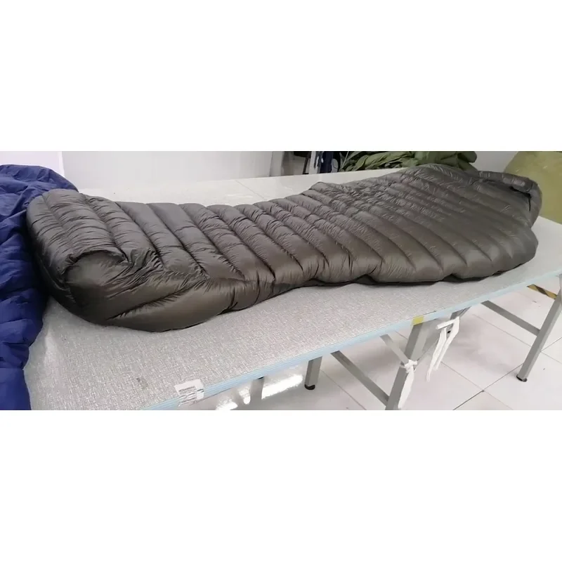 Camping Sleeping Bag: -40 Degree Down Extremity Warm 10D Nylon Glacier Goose Down Sleeping Bag