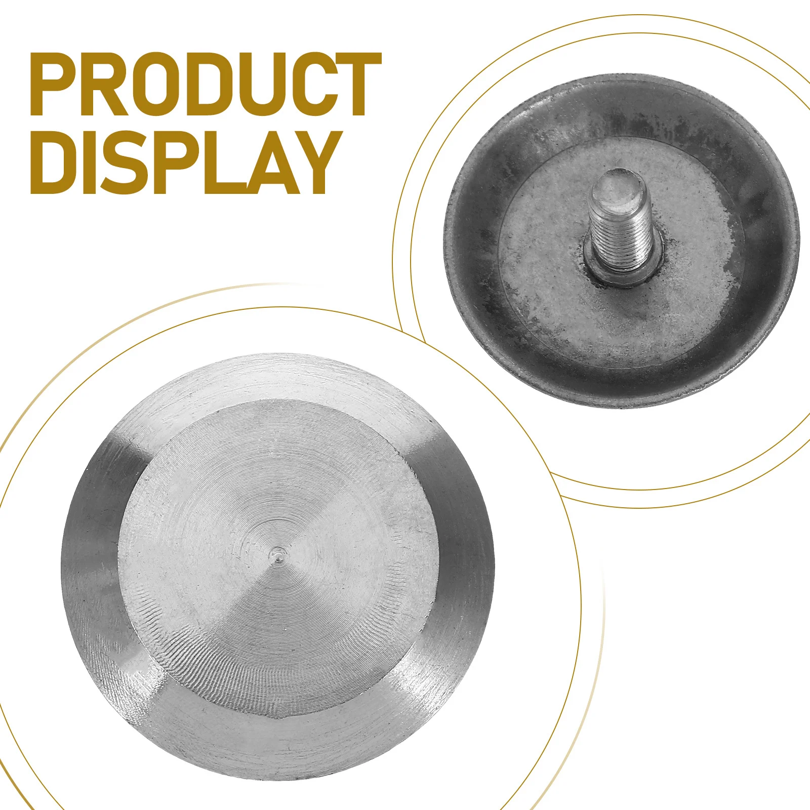 10Pcs Blind Road Stud Stainless Steel Tactile Nonslip Pavement Safety Markers for Visually Impaired Sidewalk Subway Airport