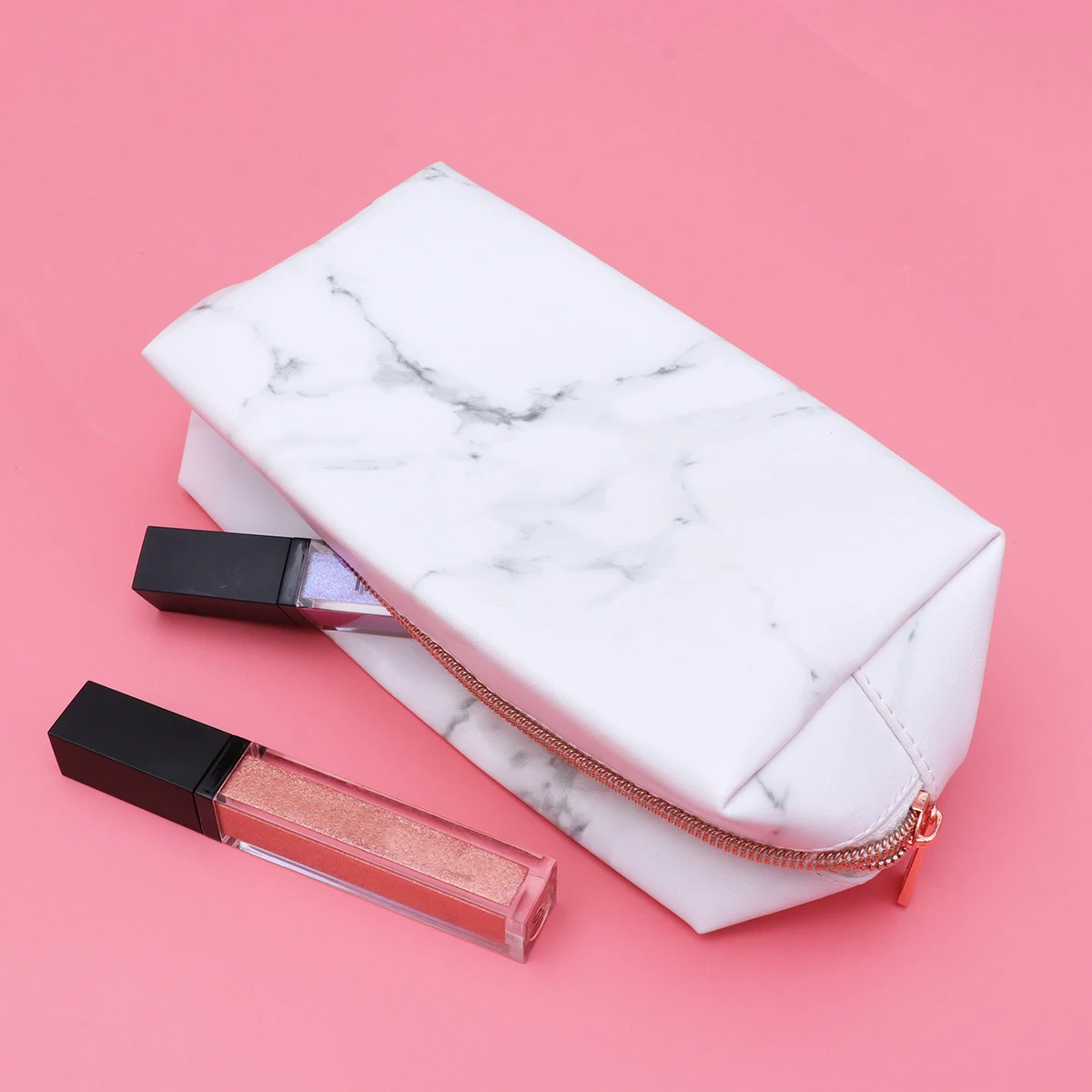 

Portable 1Pc Bag Makeup Pouch Compact Lightweight Travel Toiletries Storage Organizer Women Girls Case