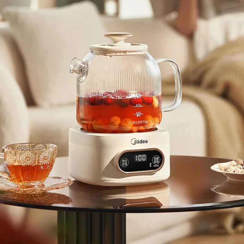 All-glass constant temperature health pot household multi-function office small kettle flower teapot stew