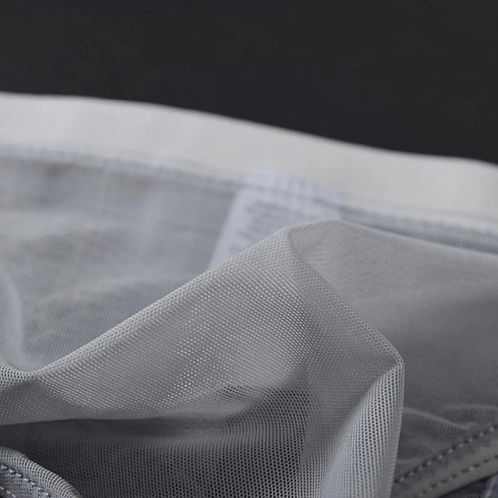 

Quick Drying Mesh Mens summer sheath Pouch Briefs Underwear Low Rise Underpants Man Panties shorts breathable