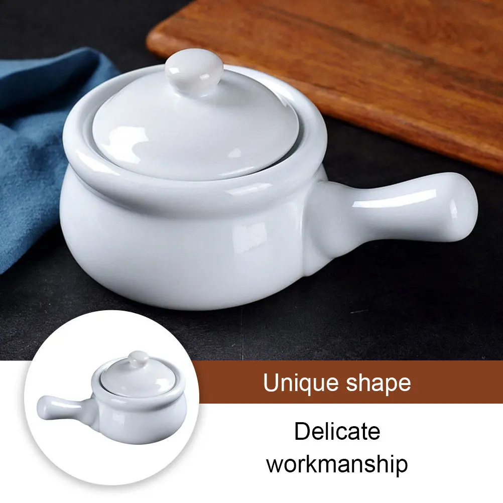 

Small Ceramic Stew Pot Premium Multi-Functional Cooking Soup Pot for Kitchen Home Use Lid Included Stockpot Kitchen Stockpot