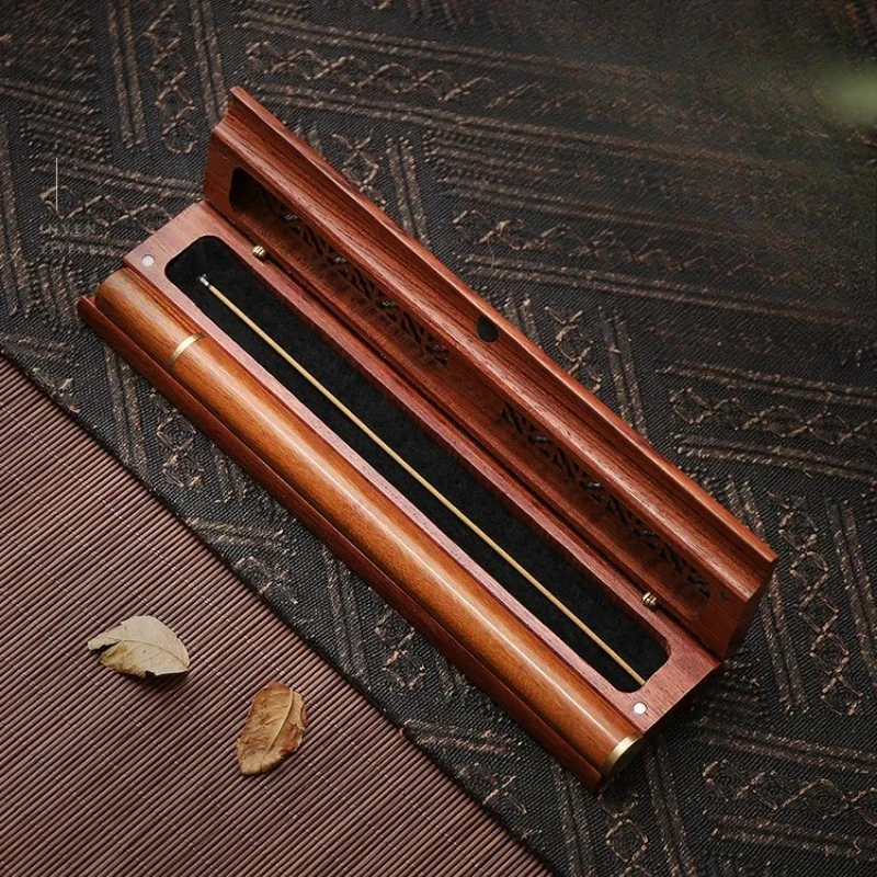 Wooden Incense Burners Household Inside Room Portable High Temperature Without Deformation Lotus Carving Hollowing Out Effect