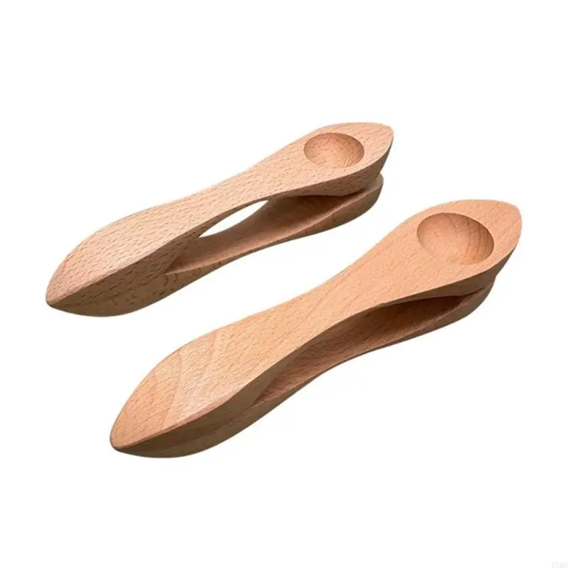 Hand Percussion Instrument for Kids and Beginner Students, Rhythm Spoon Clapper for Music Class, Home Play, and Lessons 4XBB