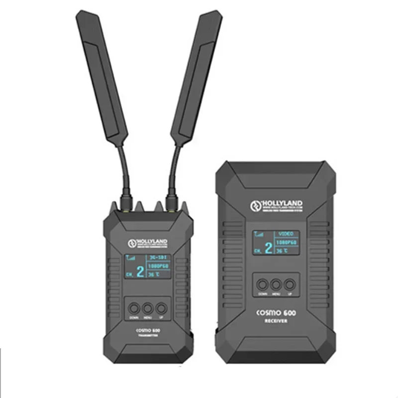 

Photography Hollyland Cosmo 600 600ft Long Range No Compression No Latency WiFi Transmission System HD SDI Wireless Video Link