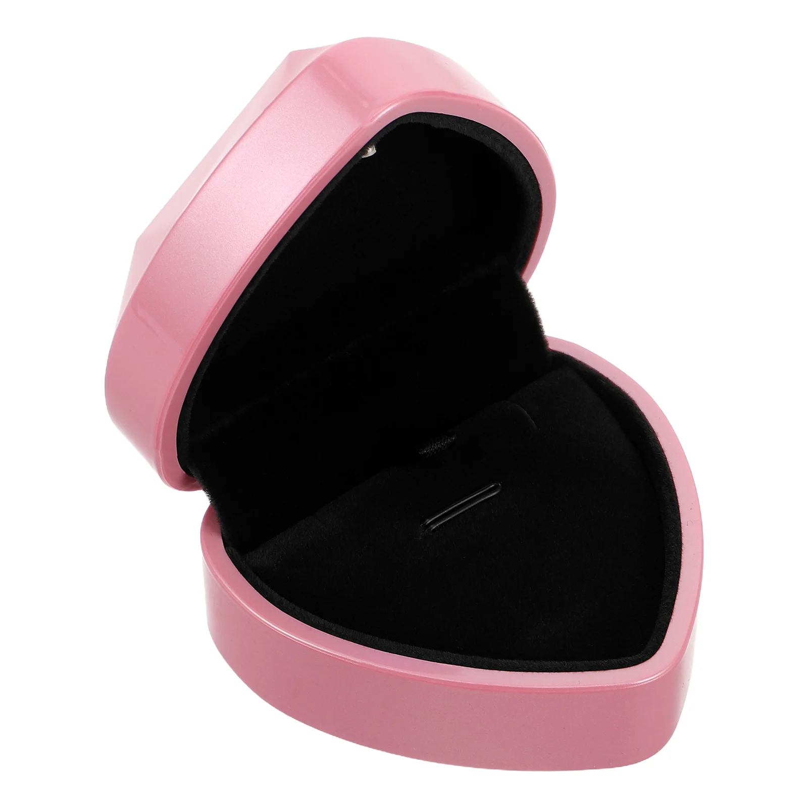 

Heart Shaped LED Jewelry Box Necklace Case Creative Display Storage Light Up Gift Box Elegant Jewelry Holder Necklace