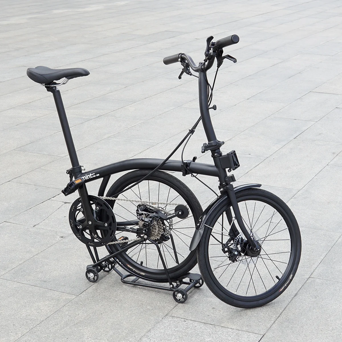 MINT 折りたたみ自転車 20インチ 三つ折り自転車 軽量 ポータブル 9速