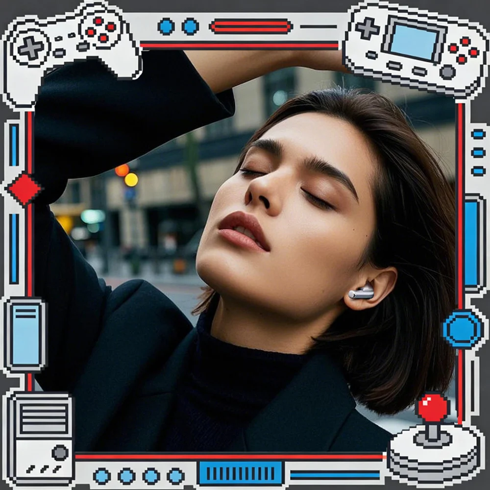 AIGO TQ17 In-Ear Wireless Bluetooth Earbuds with ANC Noise Cancelling and Long Battery Life For Gifts