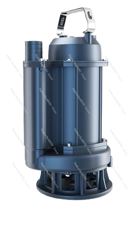 Water-cooled submersible pump 220V380V household agricultural high lift large flow pumping mud sewage sewage pump