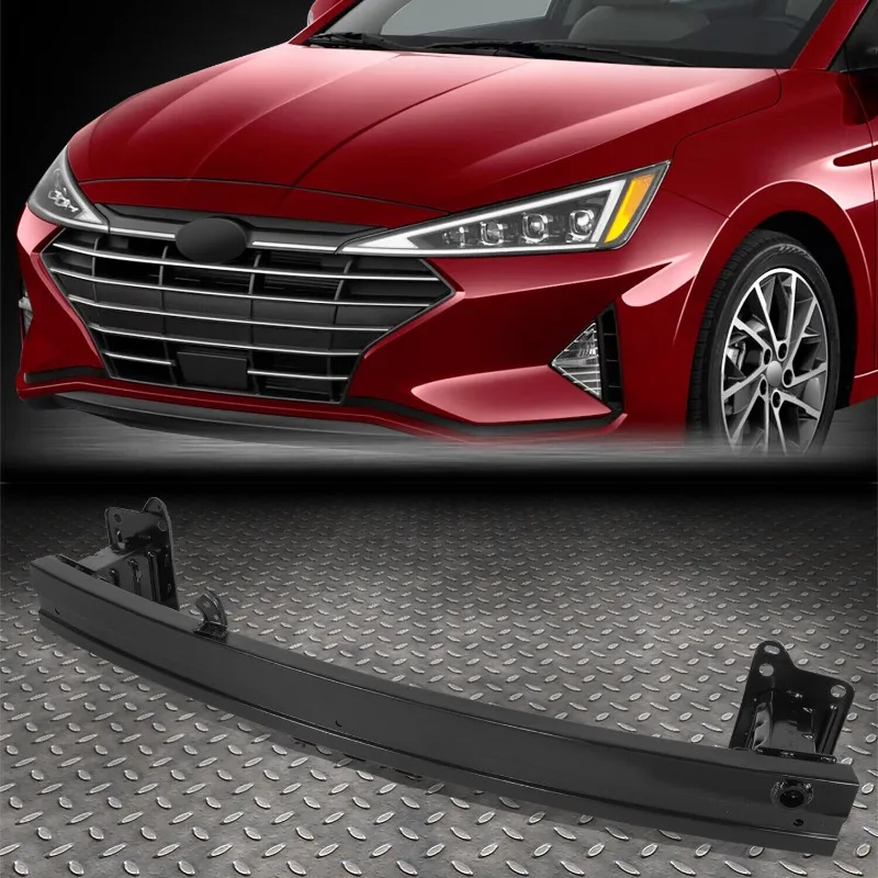 

US For 2018 2019 2020 Elantra GT OE Style Black Steel Front Bumper Reinforcement Impact Bar