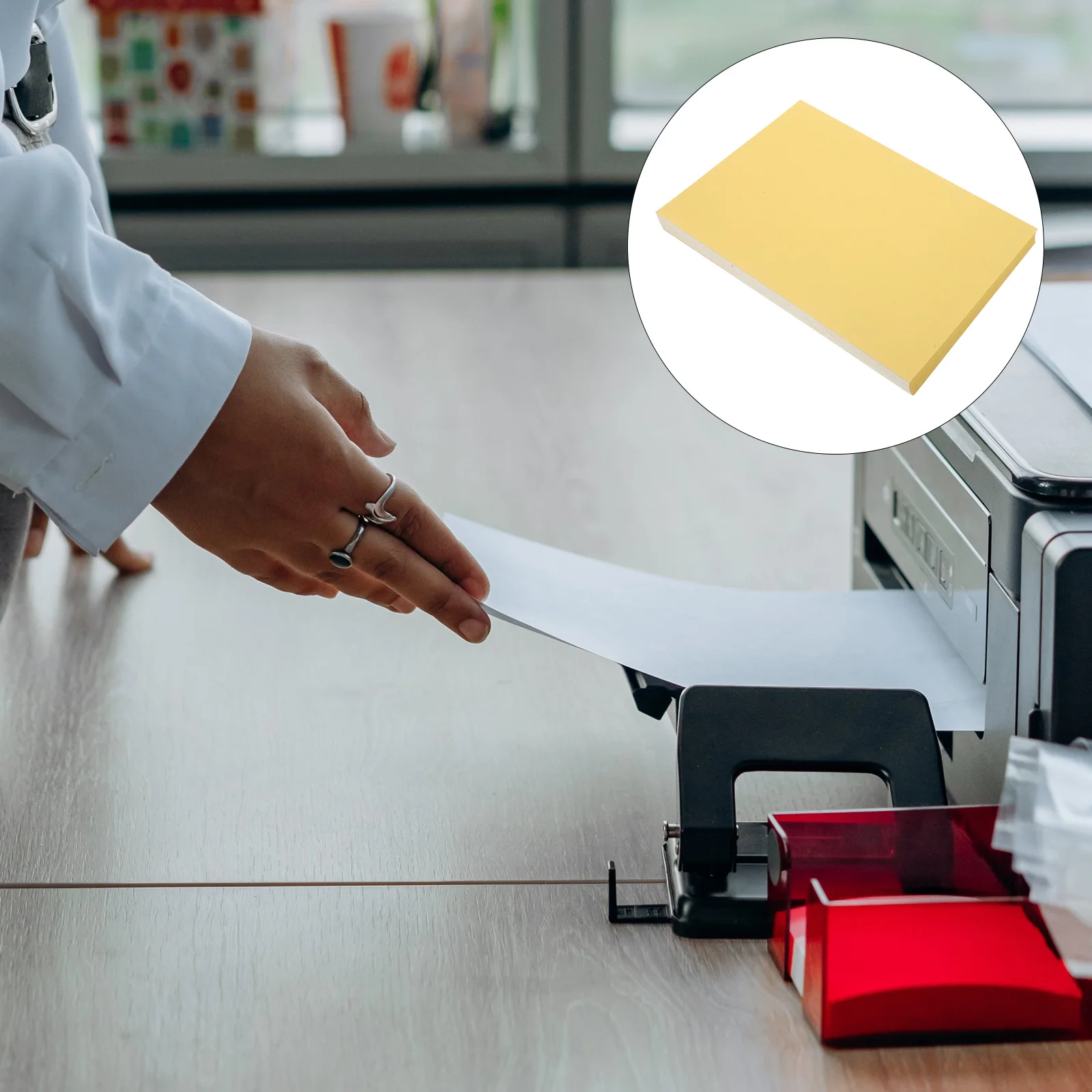 50 Sheets A5 Thick Printing Writing Gold Printer Paper Paper for DIY Crafts Scrapbooking Cardboard Sheets