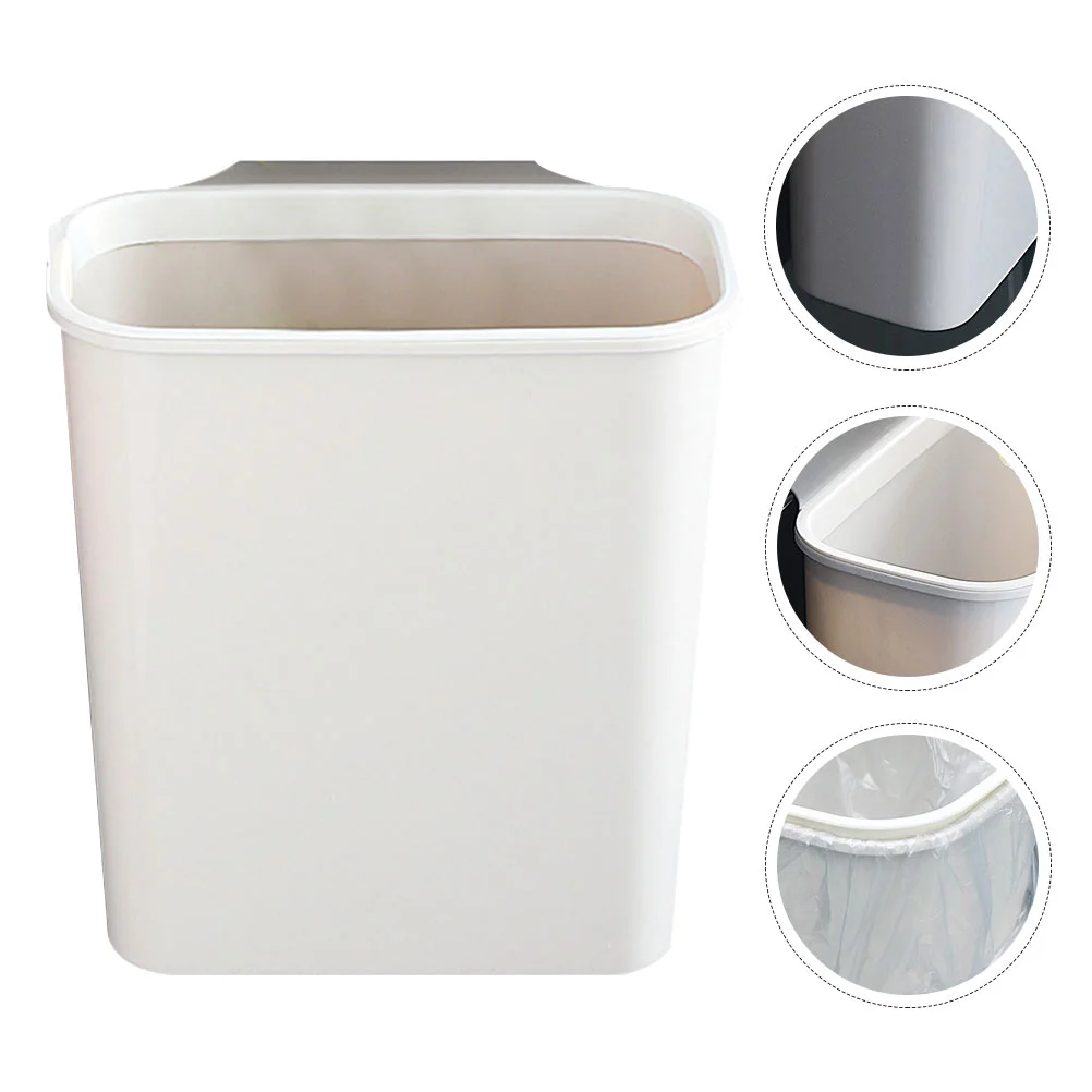 

High Capacity Garbage Can Office Outdoor Trash Plastic Kitchen Container Compost Bin