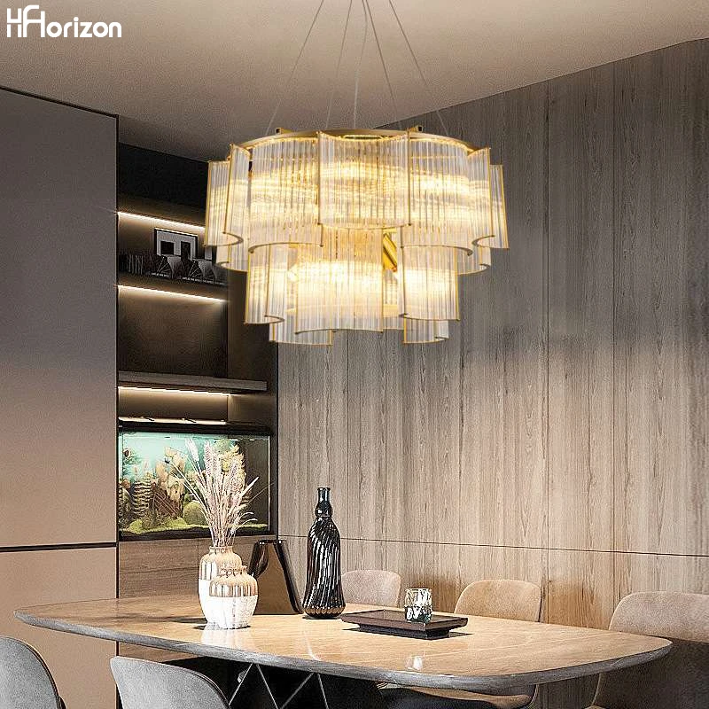 

Modern Crystal Gold silver Ceiling Chandelier Indoor Light,Lustre Restaurant Hanging Villa lobby Lamp Fixtures Home-appliance