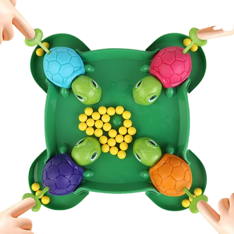 Juego de mesa de fiesta familiar para niños, juego de mesa de tortuga Hungry, juguetes educativos, Bola de frijol, regalo de cumpleaños Ideal para