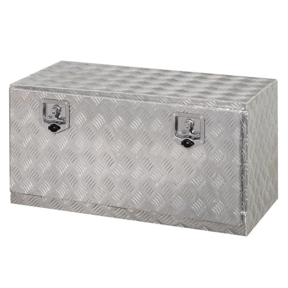 

OEM Custom Size Aluminum Pickup Truck Trunk Bed Tool Box Underbody Trailer Storage+lock