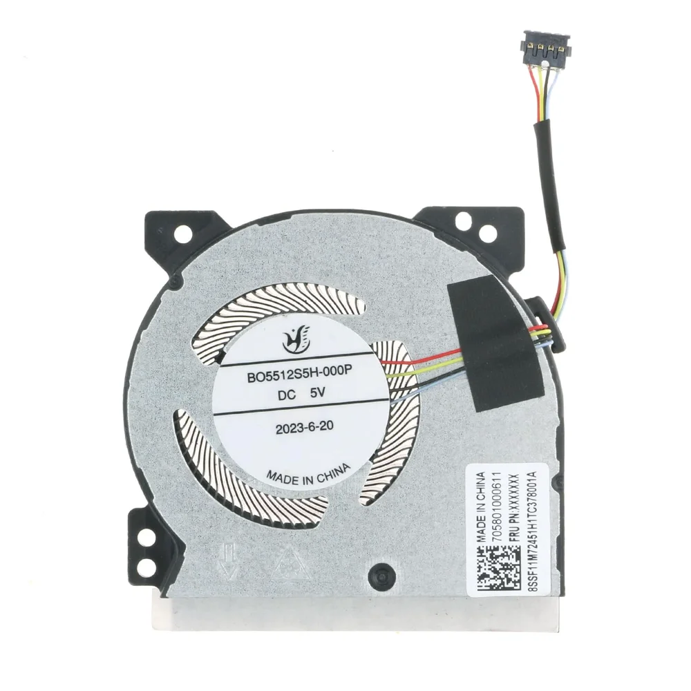 مروحة تبريد وحدة المعالجة المركزية البديلة لينوفو ليجيون جو 8APU1 5F10S14134 BO5512S5H-000P B5012ASHNF2300TR