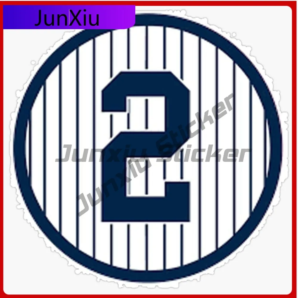 

Number 2 Vinyl Waterproof Sticker Scratch-proof Exterior Decal Car Laptop Wall Window Bumper Moto Sticker Accessories Waterproof