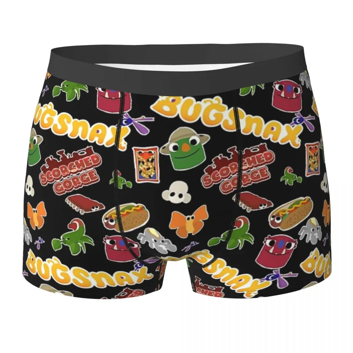 Boxer Underpants Shorts Bugsnax Fan Art Scorched Gorge Panties Men's Comfortable Underwear for Homme Man Boyfriend Gifts