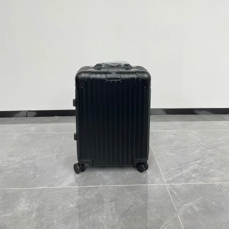 German Craftsmanship Luggage Trolley Case Code Lock 21/26/30-inch Aluminum-magnesium Alloy Rod Carved Details 2025 New Oversea