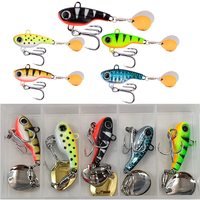 Set Of Metal Fishing Lures For Sinking VIB Spinner Spoon Baits For Both Freshwater And Saltwater Ideal For Fishing Enthusiasts