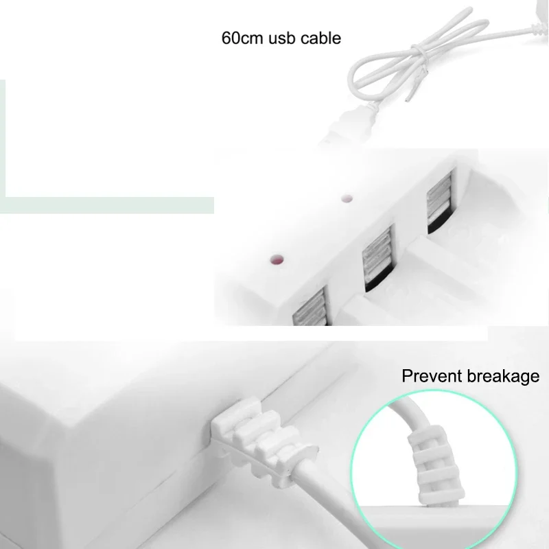 Universal USB Output 3 / 4 Slot Battery Charger Adapter For AA / AAA Battery Rechargeable Quick Charge Battery Charging Tools