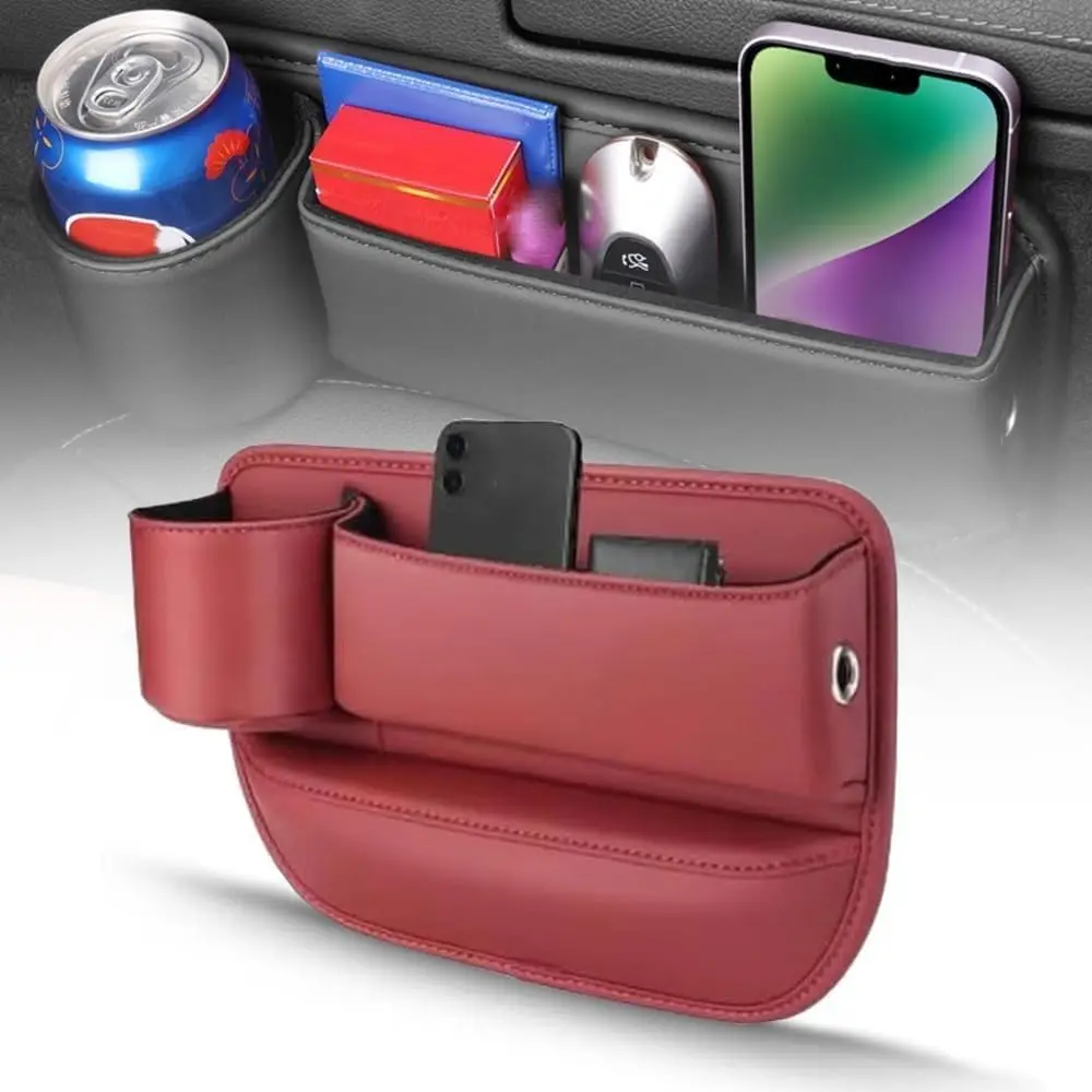 

Multifunction Car Seat Gap Organizer Storage Box Pocket Wallet Keys Card Cup Phone Holder Storage Bag Auto Interior Accessories