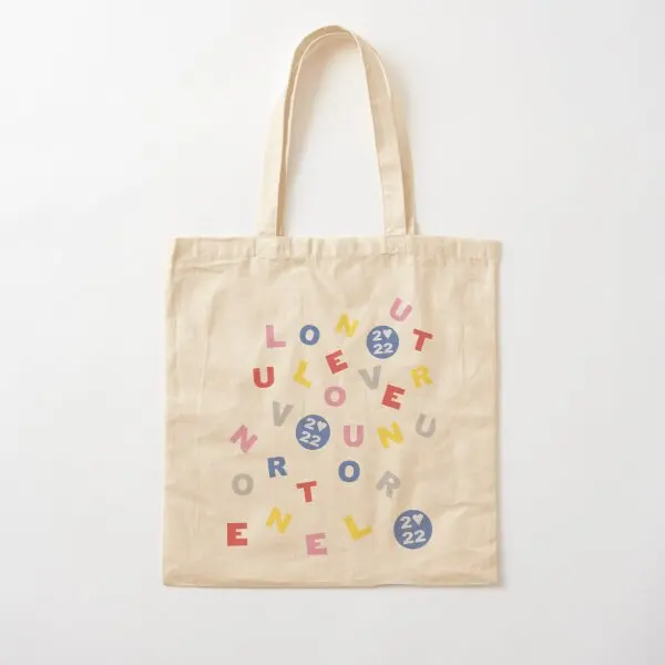 Love on tour merch bolsa de lona de algodão moda feminina bolsa dobrável tecido unisex reutilizável shopper tote senhoras bolsa de ombro