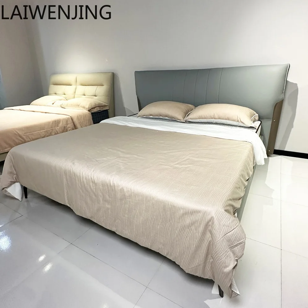 

SGF modern minimalist Italian 1.8/1 ecological leather bed all solid wood