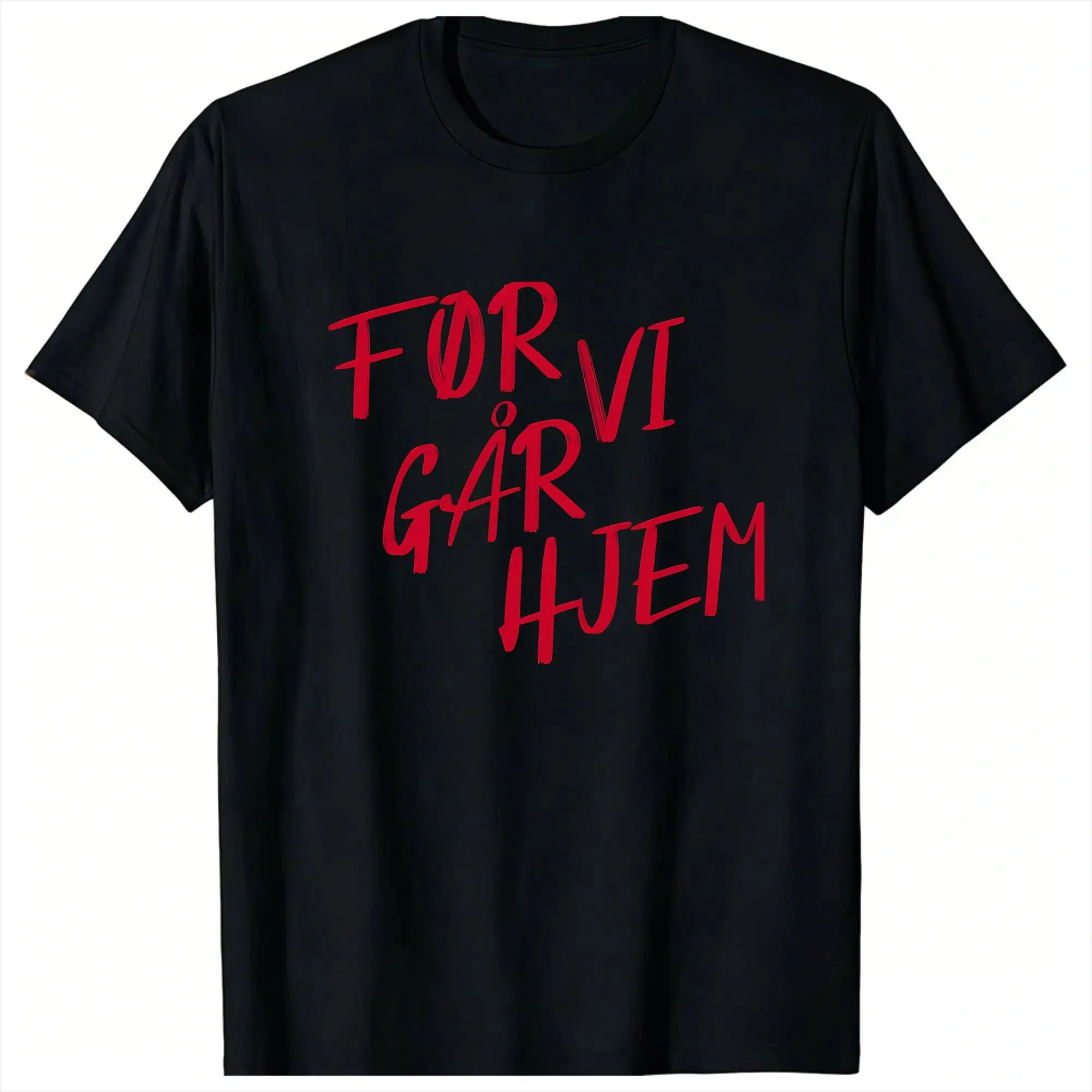 Funny Søren Torpegaard Lund Eurovisions Denmark T-Shirts Men Round Collar Cotton T Shirt  Short Sleeve Tees Plus Size Clothing