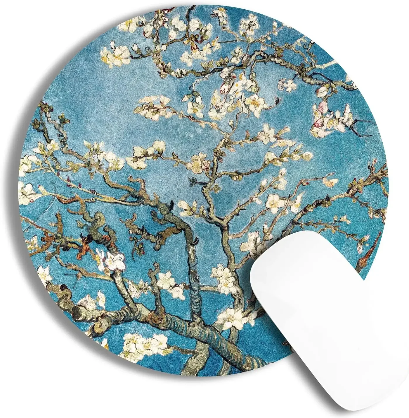 

Gaming Mousepads with Famous Art Cute Mouse Pad 7.87X7.87 Inch Non-slip Rubber Mouse Pads