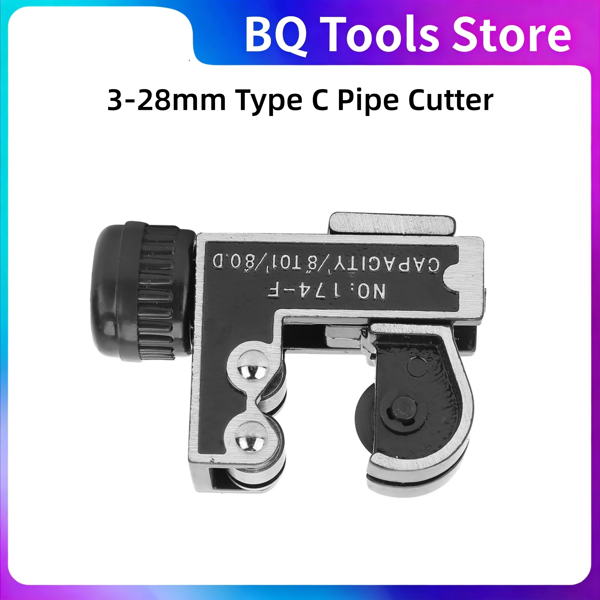 CT-174 3-28mm Type C Pipe Cutter Small Tube Cutter Tool Plastic Copper Pipe Cutting Tool Pipe Cutter Tube Cutter Tubing Cutter