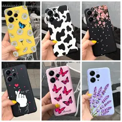 For Xiaomi Redmi 12 Case Luxury Candy Painted Back Cover Soft Slicone Phone Case For Xiaomi Redmi 12 Redmi12 Coque 6.79'' Bumper