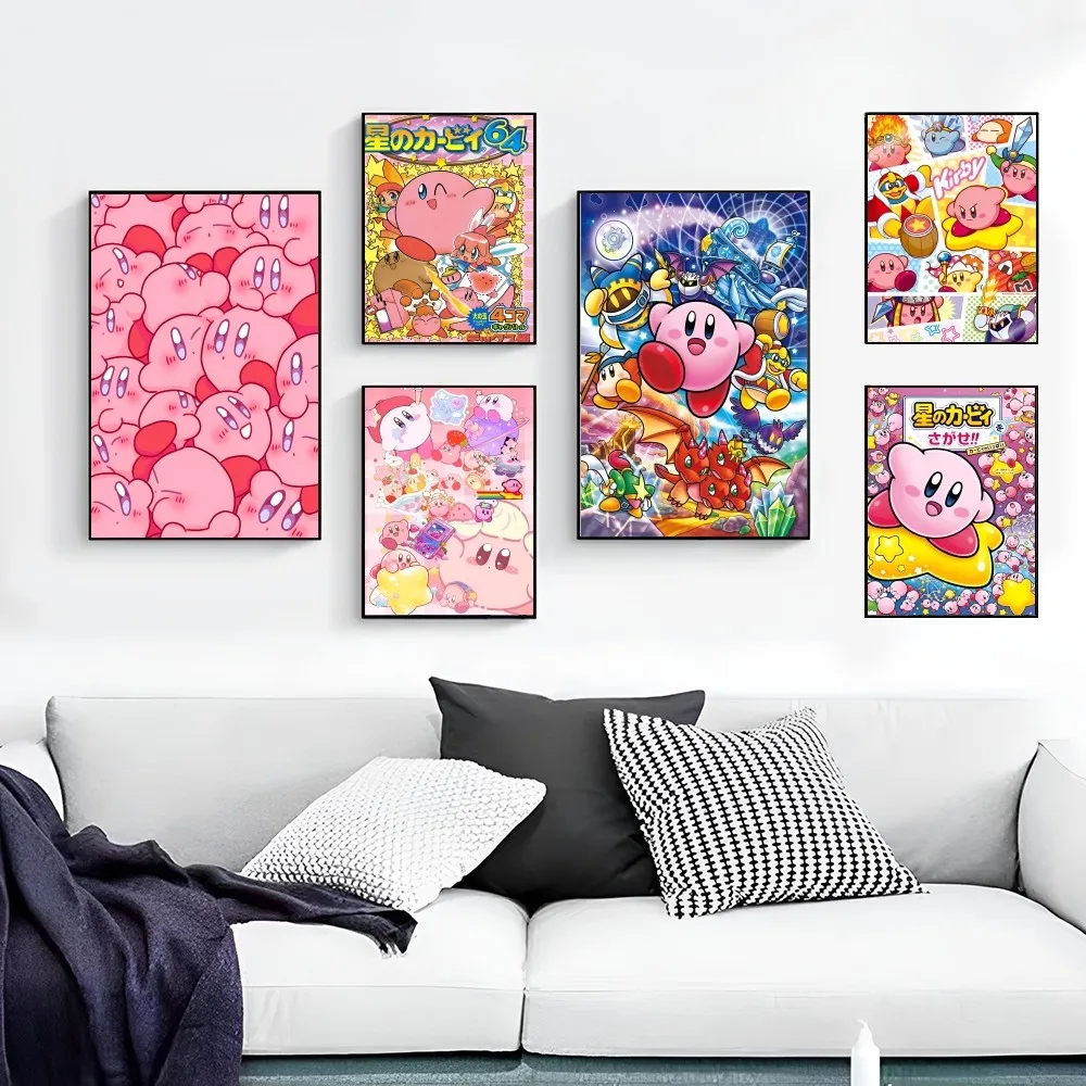 

Cartoon Cute K-Kirby Printed Large Wall Tapestry Hanging Tarot Hippie Wall Rugs Dorm Cheap Hippie Wall Hanging